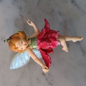 Hallmark Poinsettia Fairy Fairy Messengers 1st in Series 2005 Ornament
